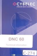 Cybelec-Cybelec DNC 60, Technical Information,Technique, Technische, Spare Parts Manual-DNC 60-01